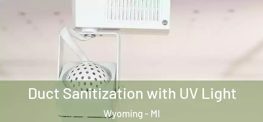 Duct Sanitization with UV Light Wyoming - MI