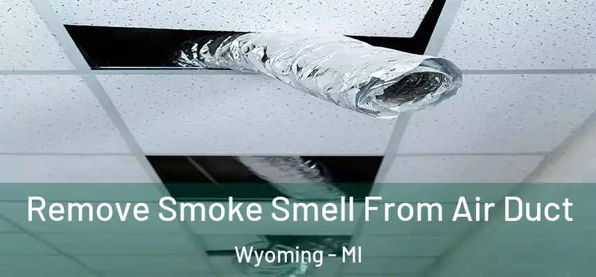 Remove Smoke Smell From Air Duct Wyoming - MI